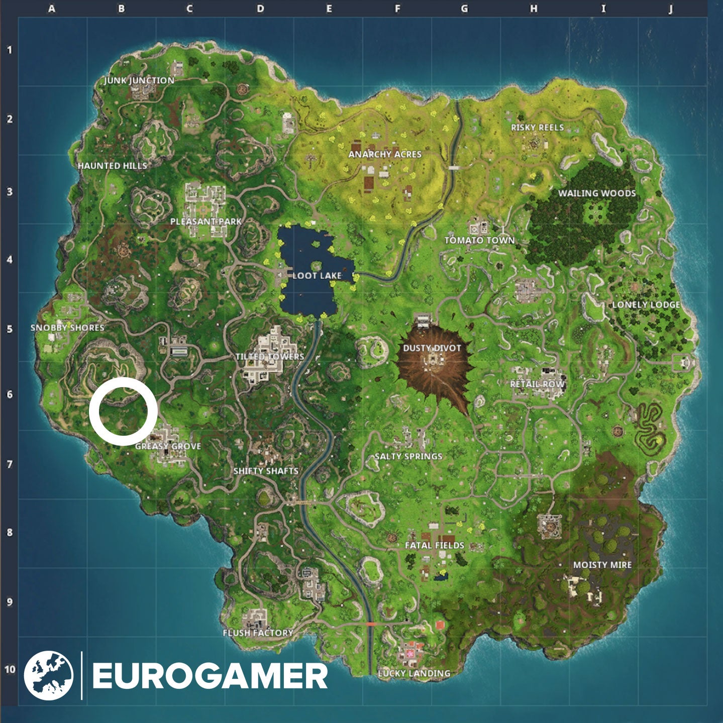 Fortnite Playground, Campsite and a Footprint location explained